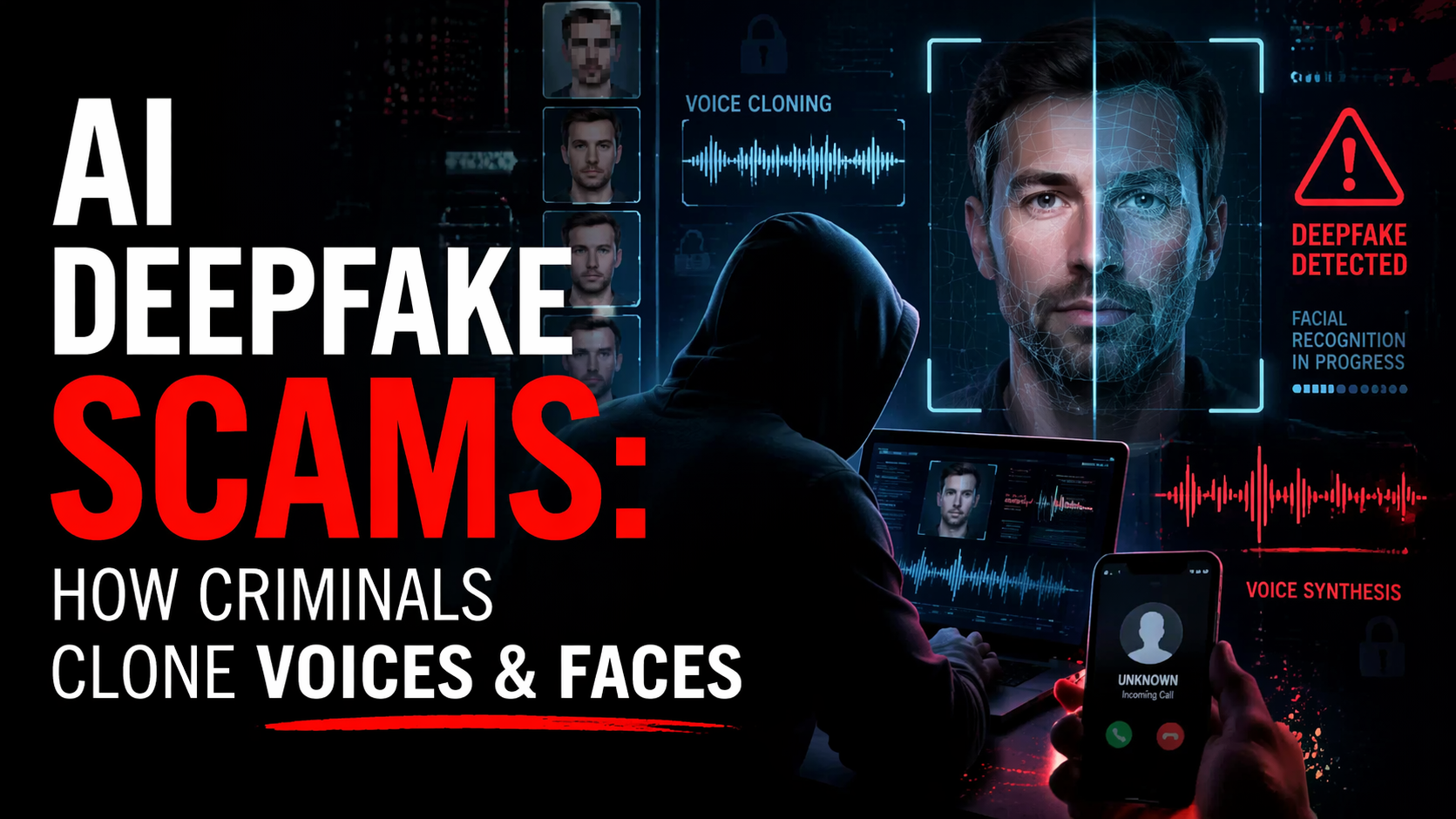 AI Deepfake Scams: How Criminals Clone Voices & Faces AI Deepfake Scams: How Criminals Clone Voices & Faces