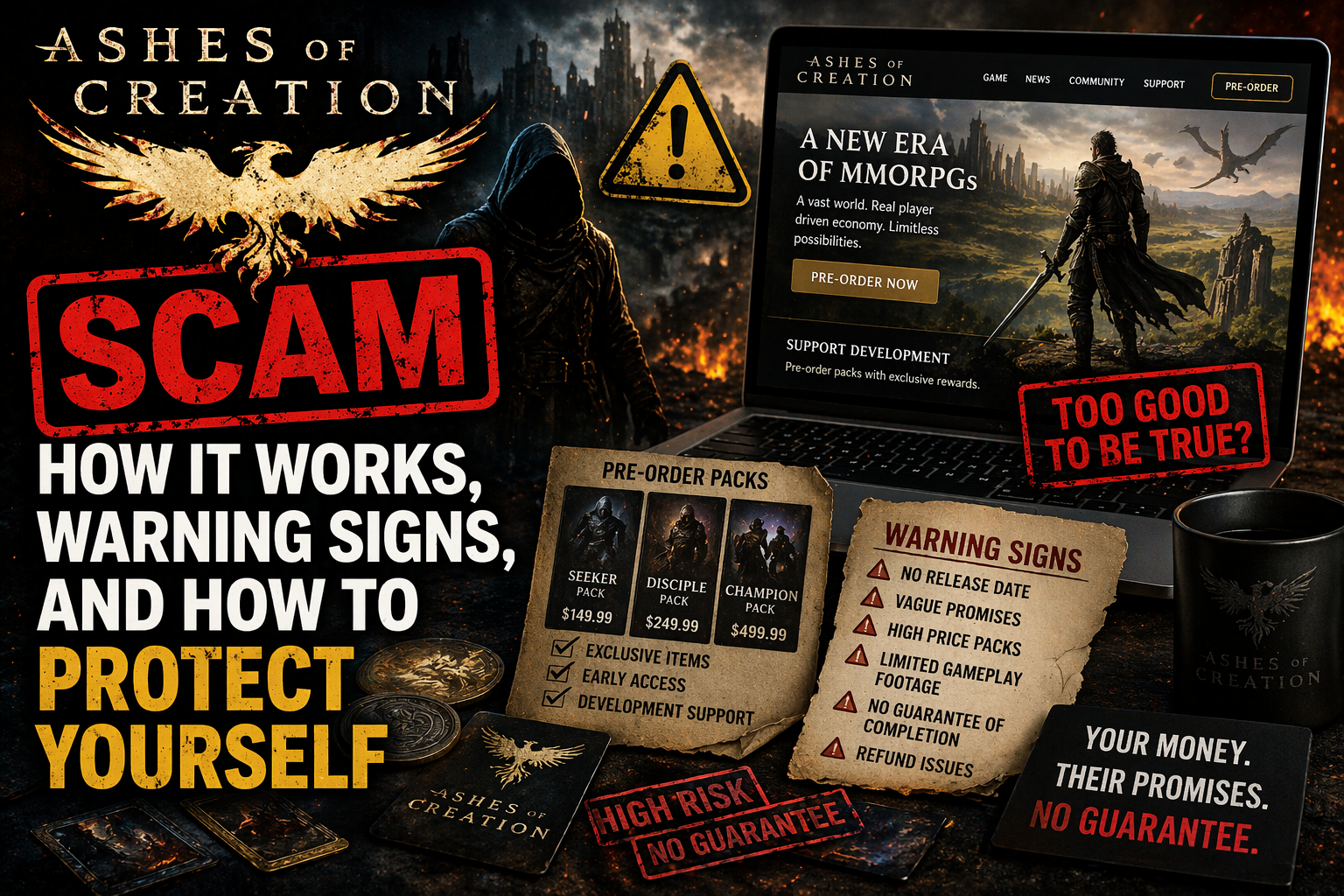 Ashes of Creation Scam: How It Works, Warning Signs, and How to Protect Yourself Ashes of Creation Scam: How It Works, Warning Signs, and How to Protect Yourself