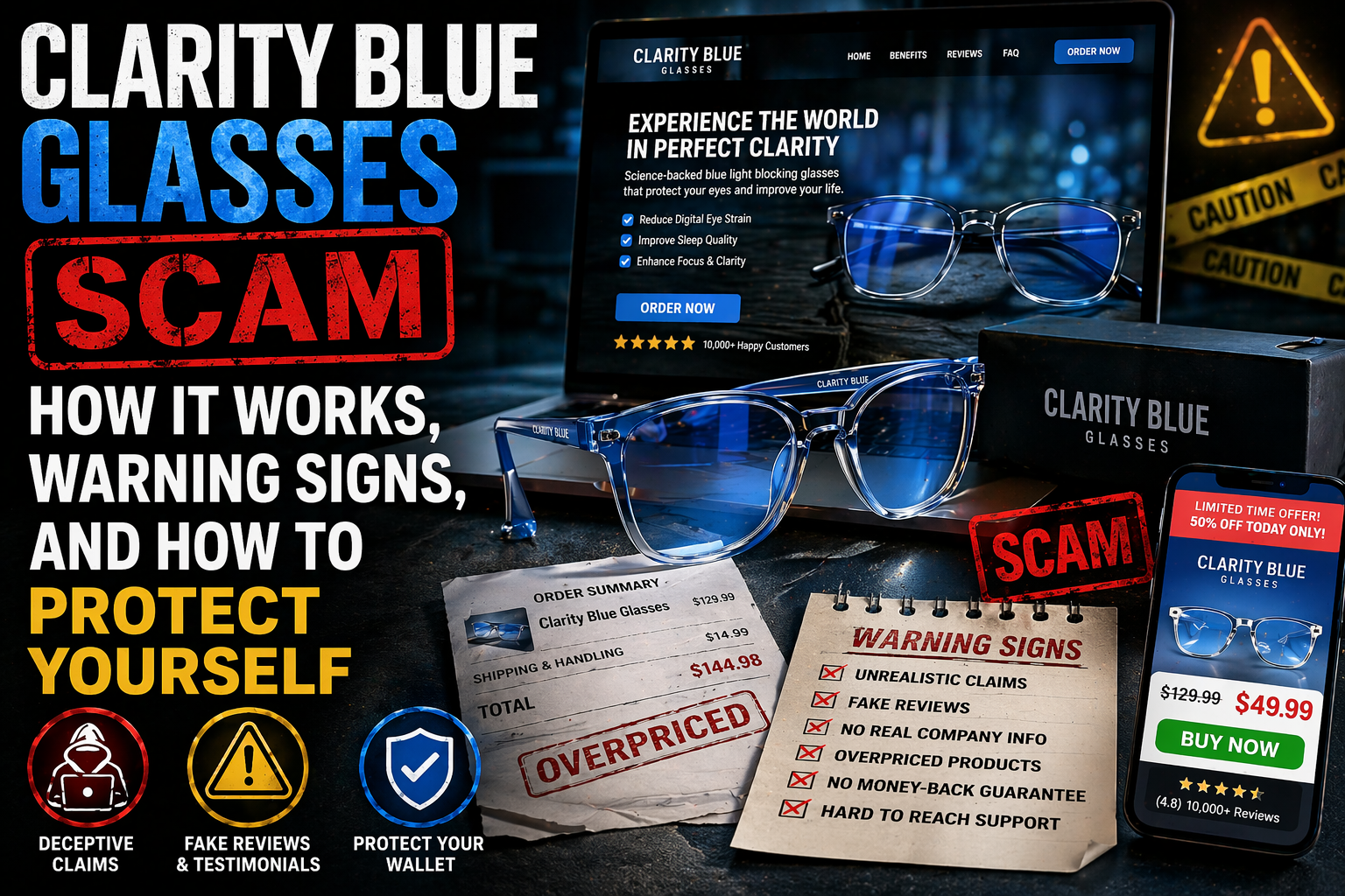 Clarity Blue Glasses Scam: How It Works, Warning Signs, and How to Protect Yourself Clarity Blue Glasses Scam: How It Works, Warning Signs, and How to Protect Yourself
