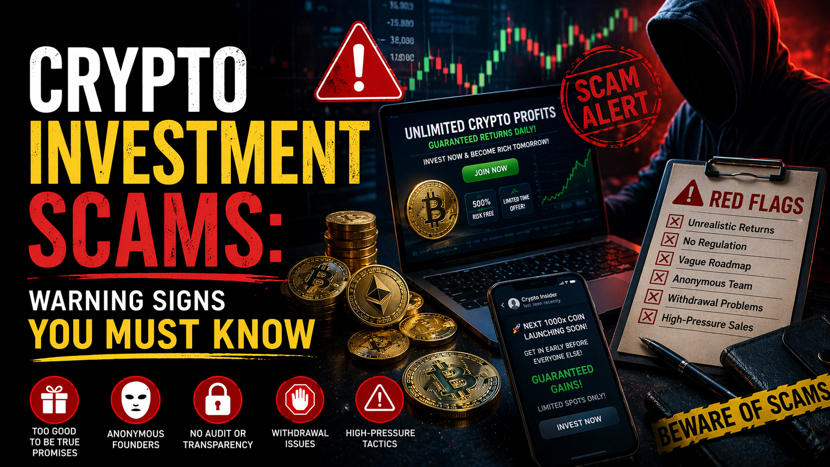 Crypto Investment Scams: Warning Signs You Must Know Crypto Investment Scams: Warning Signs You Must Know