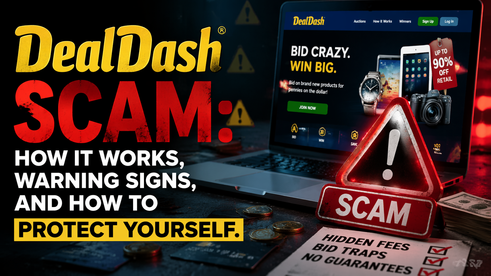 DealDash Scam: How It Works, Warning Signs, and How to Protect Yourself DealDash Scam: How It Works, Warning Signs, and How to Protect Yourself