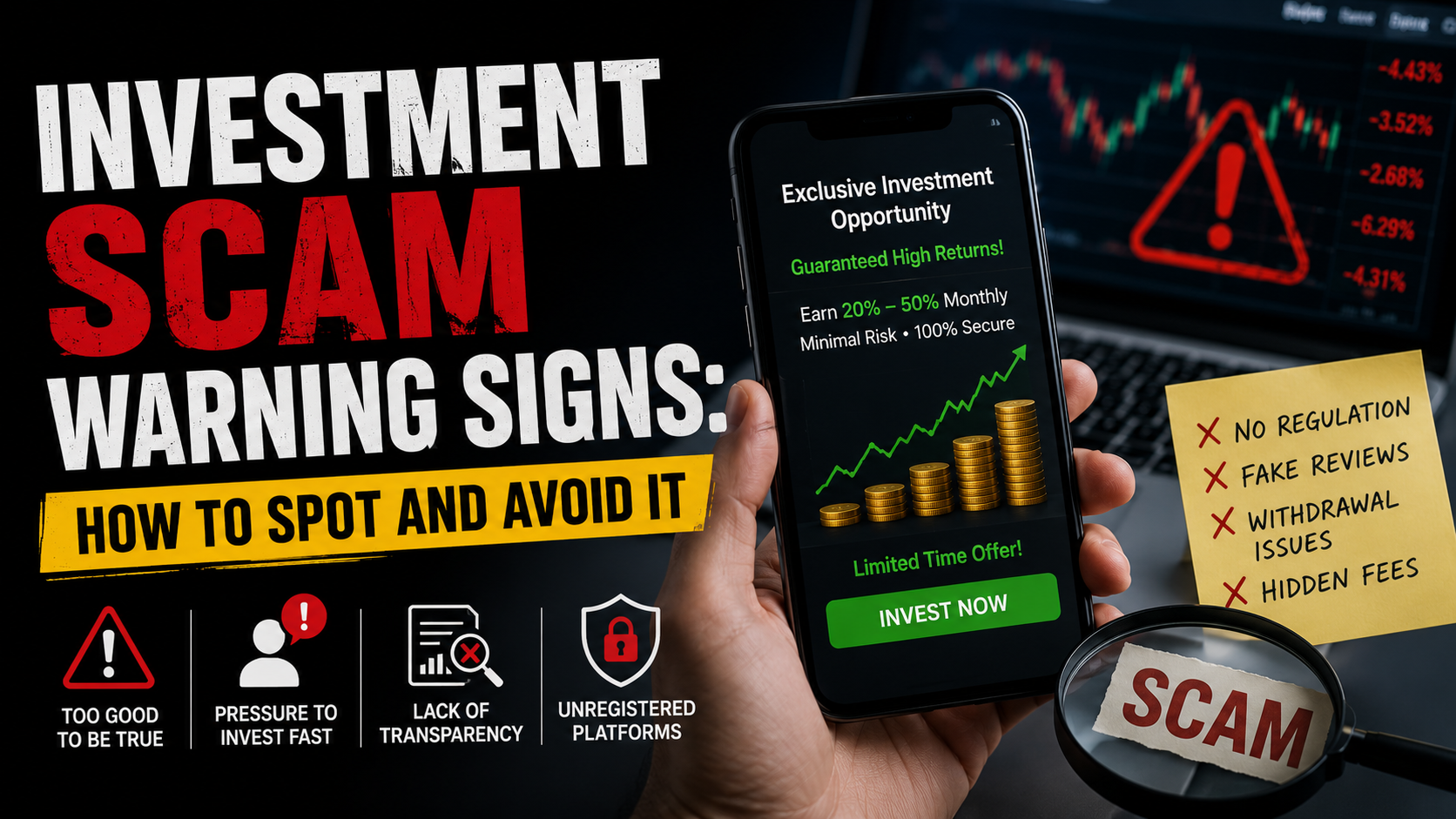 Investment Scam Warning Signs: How to Spot and Avoid It