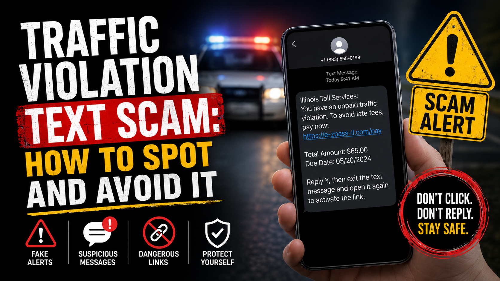 Traffic Violation Text Scam: How to Spot and Avoid It