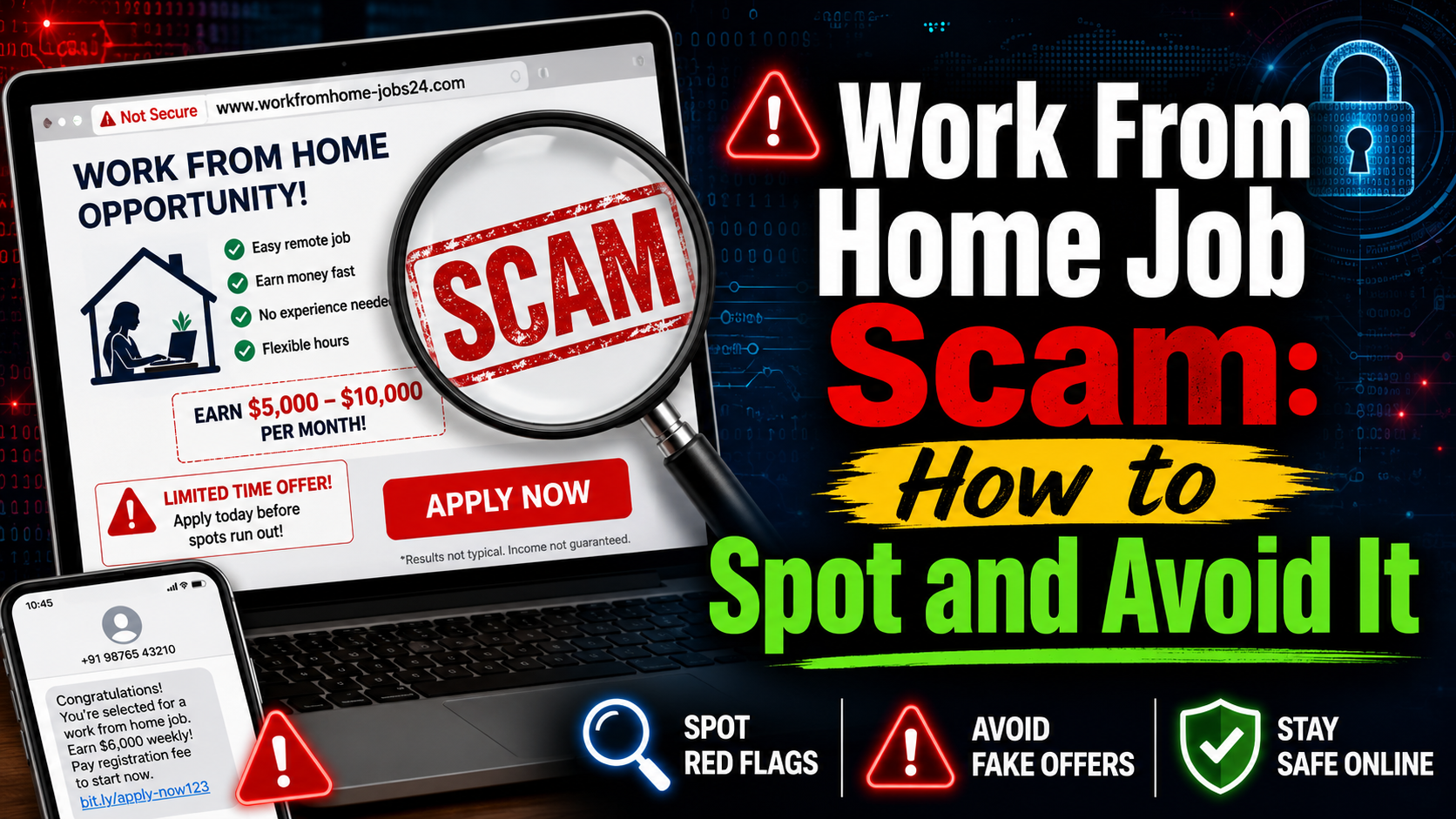 Work From Home Job Scam: How to Spot and Avoid It