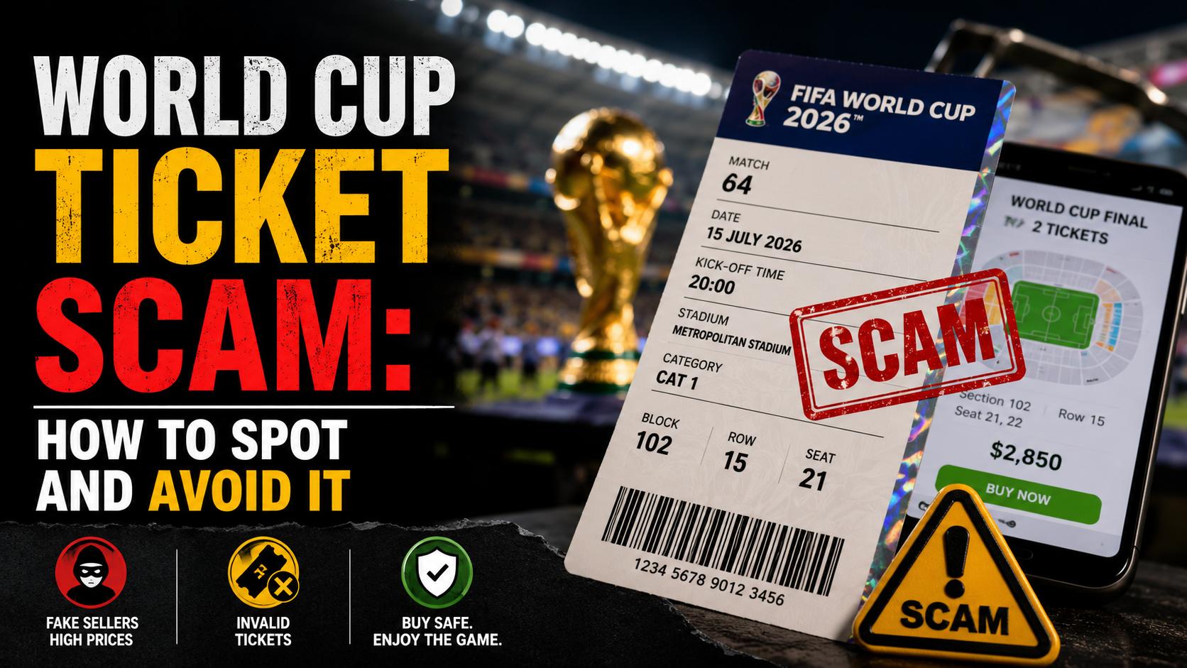 World Cup Ticket Scam: How to Spot and Avoid It